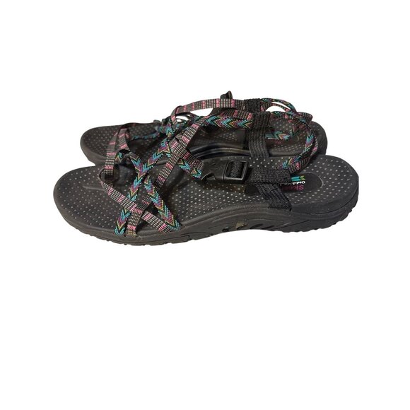 Skechers Womens Outdoor Sandals Size 9 Multi-Color Strappy With Buckle - Picture 1 of 5